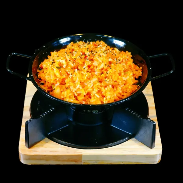 Arroz frito con kimchi picante